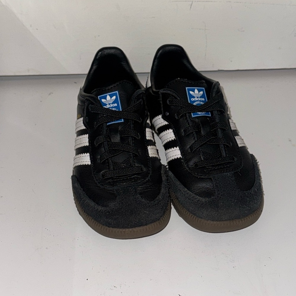 Adidas Black and White Kids Shoes